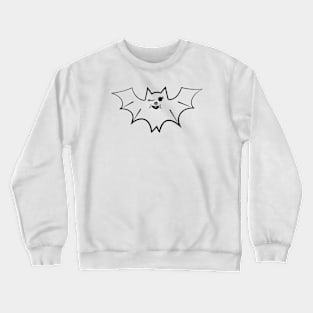 BAT (black contour) Crewneck Sweatshirt